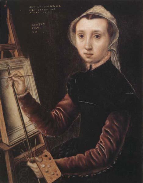 Catharina Van Hemessen Self-Portrait oil painting picture